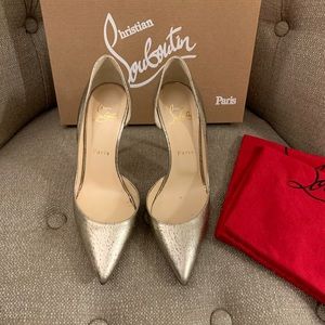 Christian Louboutins - Gold Ibiza - size 37